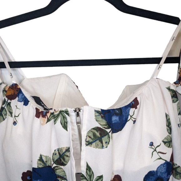 Lulu's In Your Arms White Floral Print Off-the-Shoulder Top 🌺✨ - Picture 12 of 15